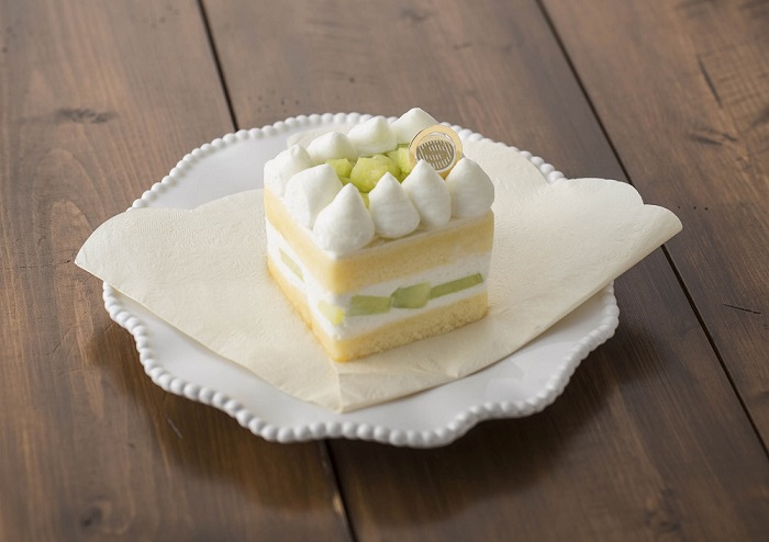 北海道産メロンのショートケーキ