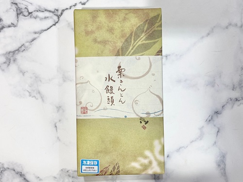 夏ギフト栗きんとん水まんじゅう外箱