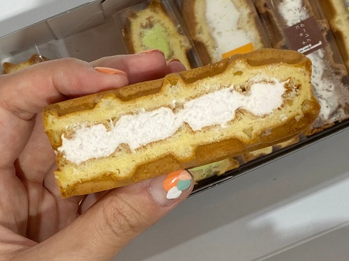 夏ギフトふわふわワッフルケーキ