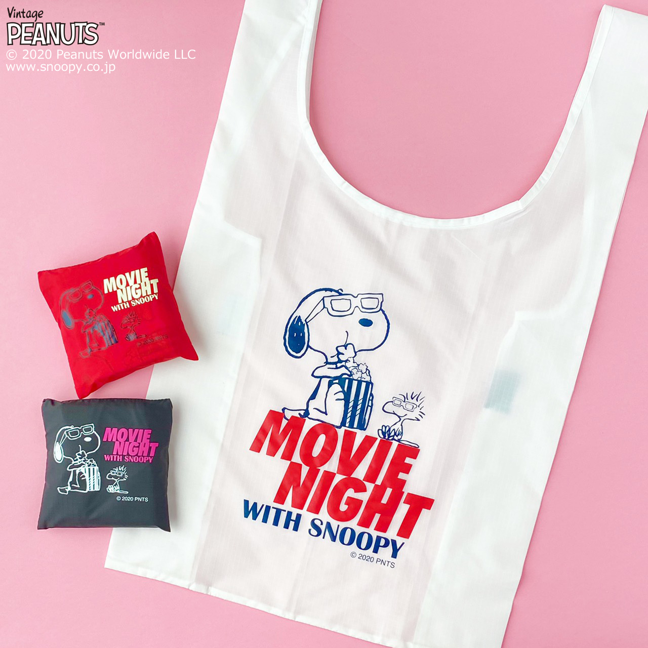 MOVIE NIGHT WITH SNOOPYグッズ：バッグ