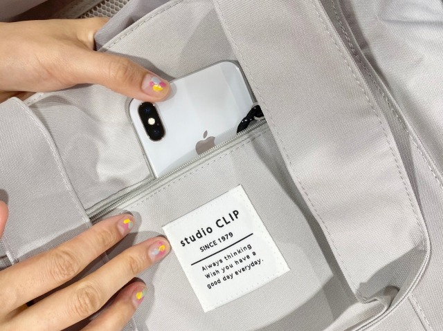 studio CLIP レジカゴバッグのポケット