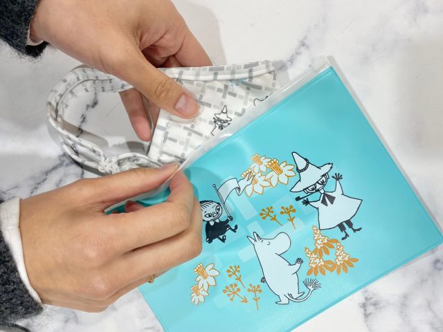 マスクポーチ収納例