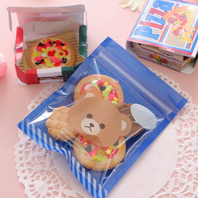 ダイソージッパーバッグくま