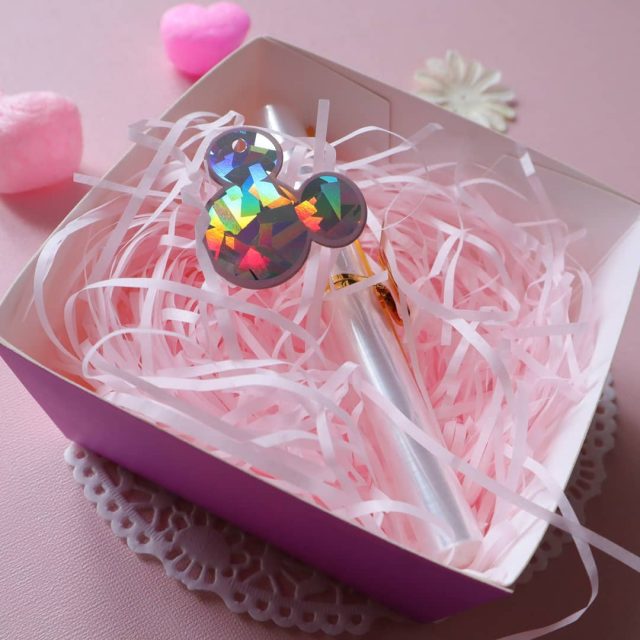 ダイソーラッピンググッズキラキラミッキー