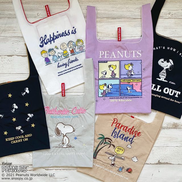 Ball＆Chain PEANUTS ショッピングバッグ