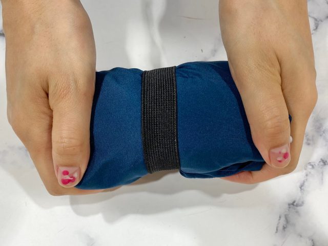 折りたたんだ様子