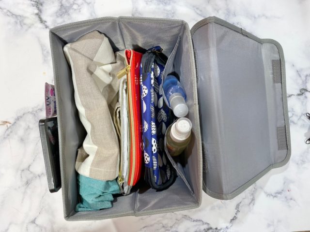 ムーミン収納ボックス使用上から