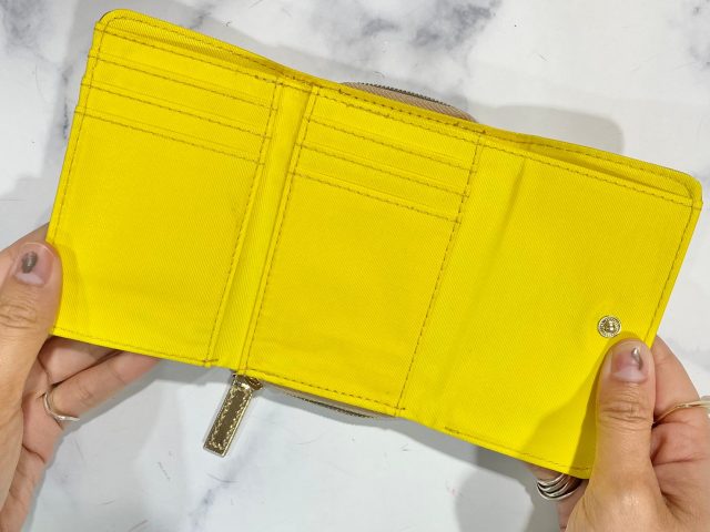 最強金運三つ折り財布の中身