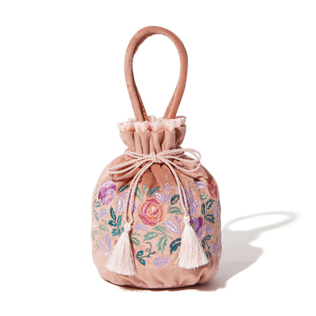 アナスイ巾着バッグピンク