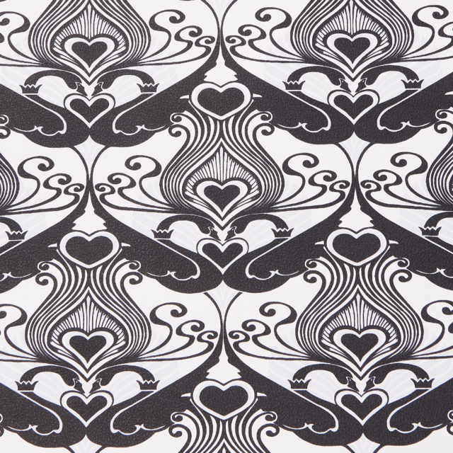 アナスイウォールペーパースワンブラック