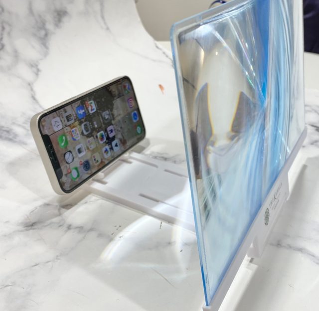 スマホ拡大スクリーン長さ調節