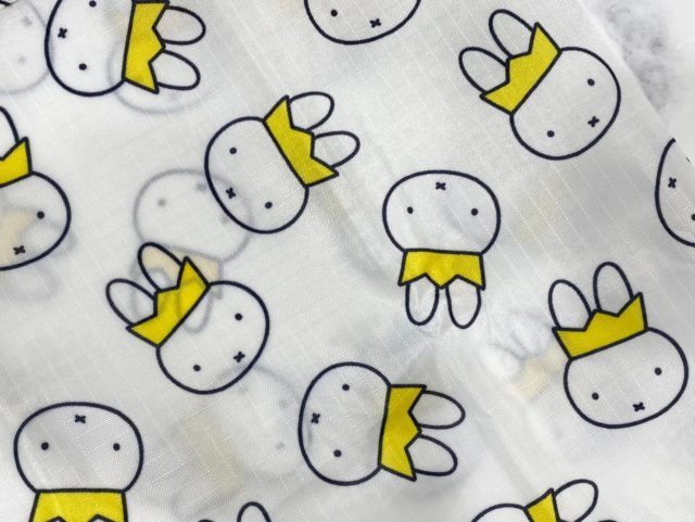 ミッフィーエコバッグ総柄アップ