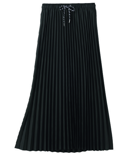 撥水ライトプリーツスカートの画像ブラック