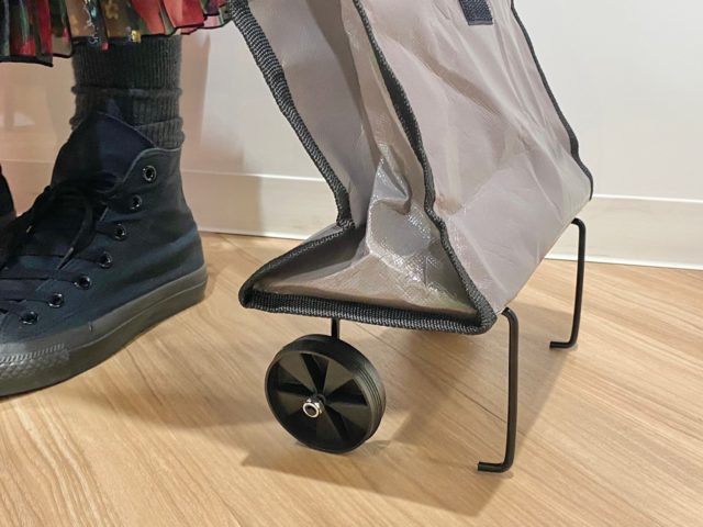 ショッピングカートキャスターアップ