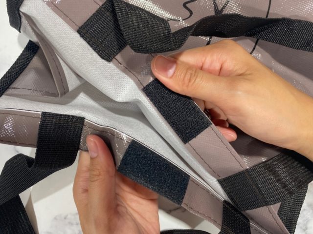 ショッピングカート面ファスナー