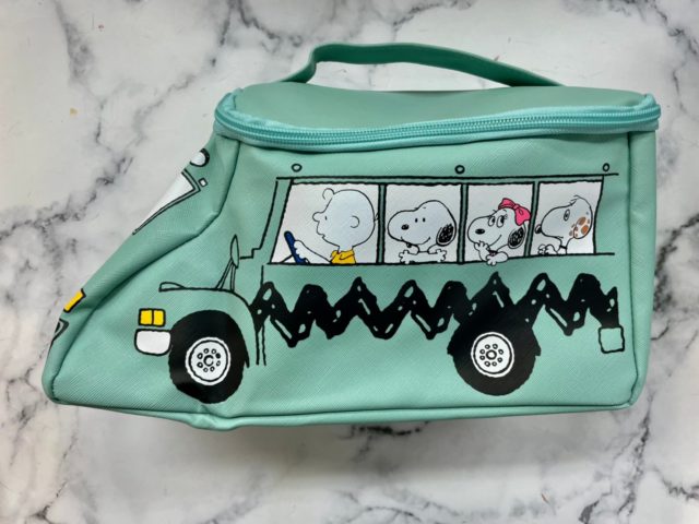 SNOOPY スクールバスのマルチポーチ･左側