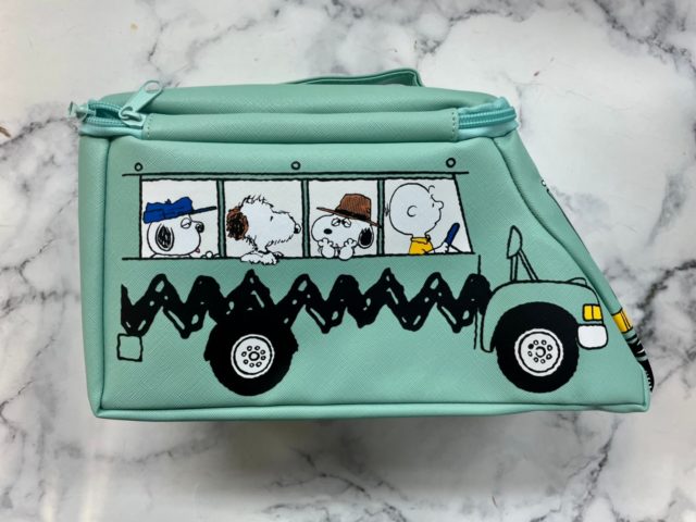 SNOOPY スクールバスのマルチポーチ･右側