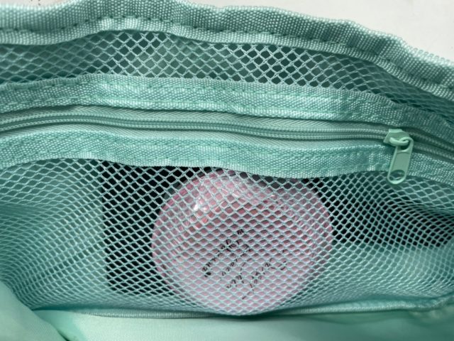 SNOOPY スクールバスのマルチポーチ、メッシュポケット