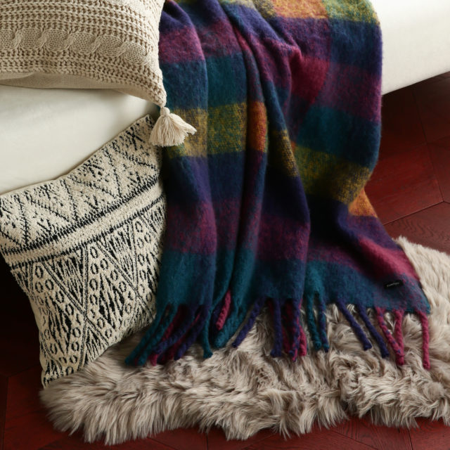 モヘアチェックスロー