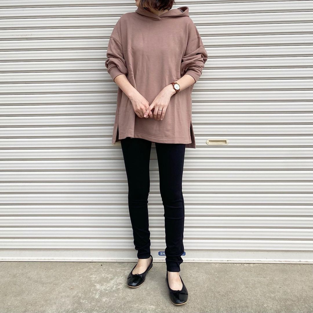 スウェットスリットプルパーカの画像