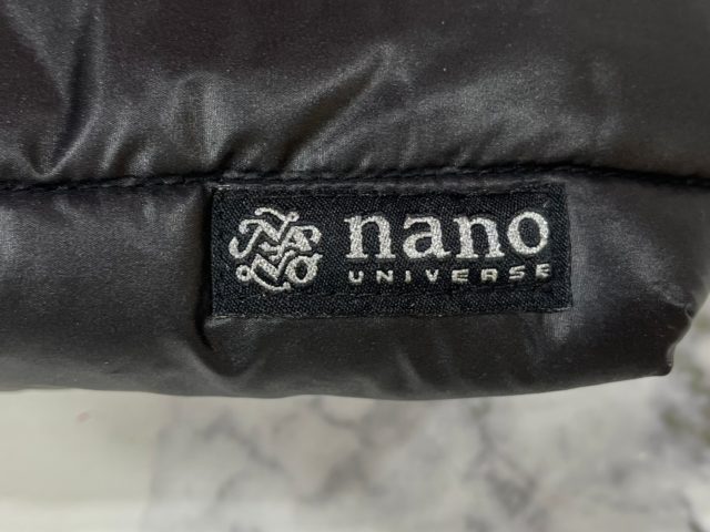 ナノ・ユニバースの刺繍タグ