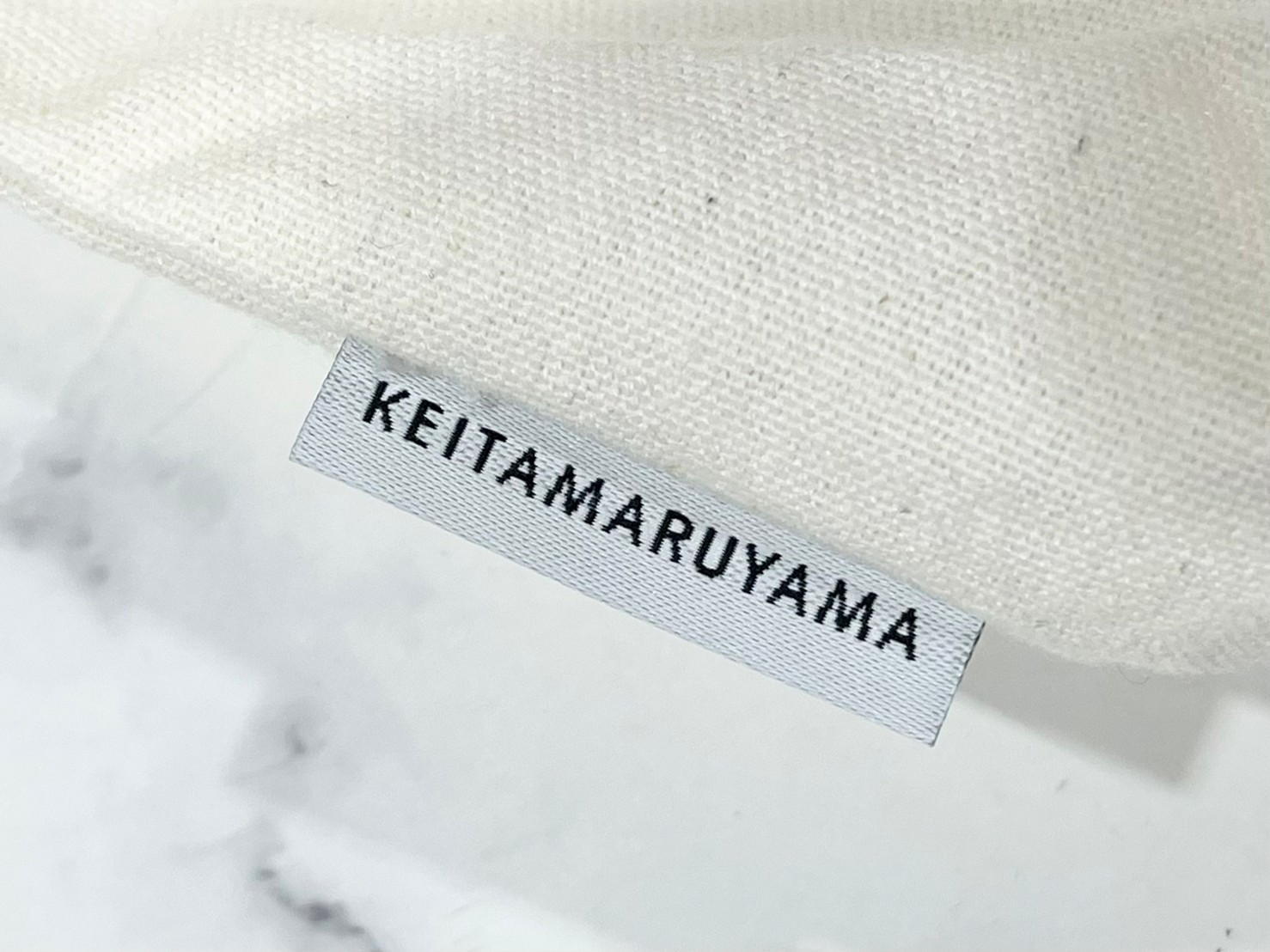 双子パンダの2wayお買い物バッグのロゴタグ画像