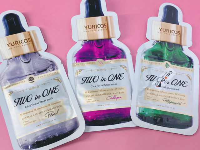 シカ フェイシャルシートマスクのパール・コラーゲン・ペパーミント