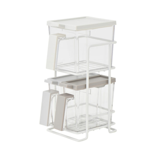 2段組のキッチンコンテナ