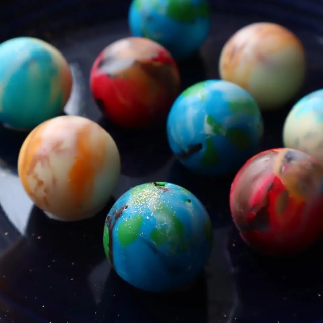 惑星チョコ完成