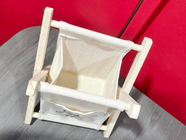 ミニラックを上から撮っている