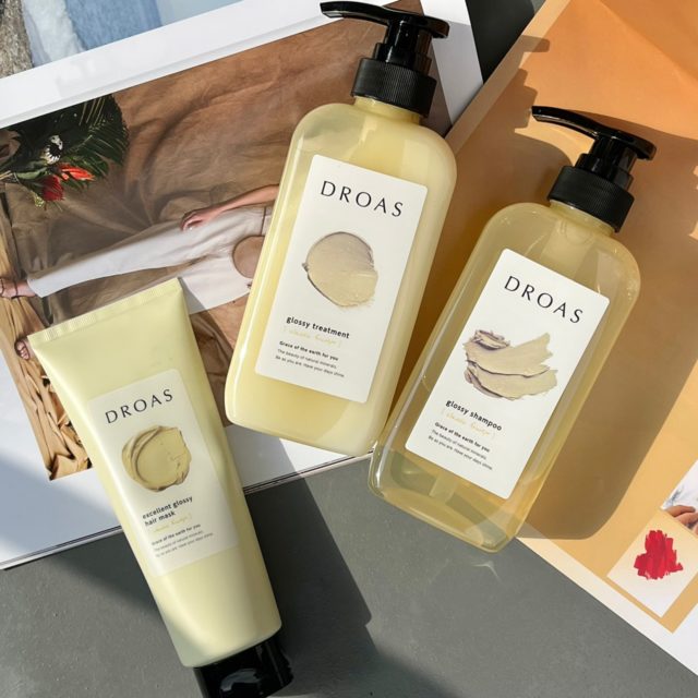 ドロアスグロッシーシリーズのシャンプー・トリートメント・ヘアマスク