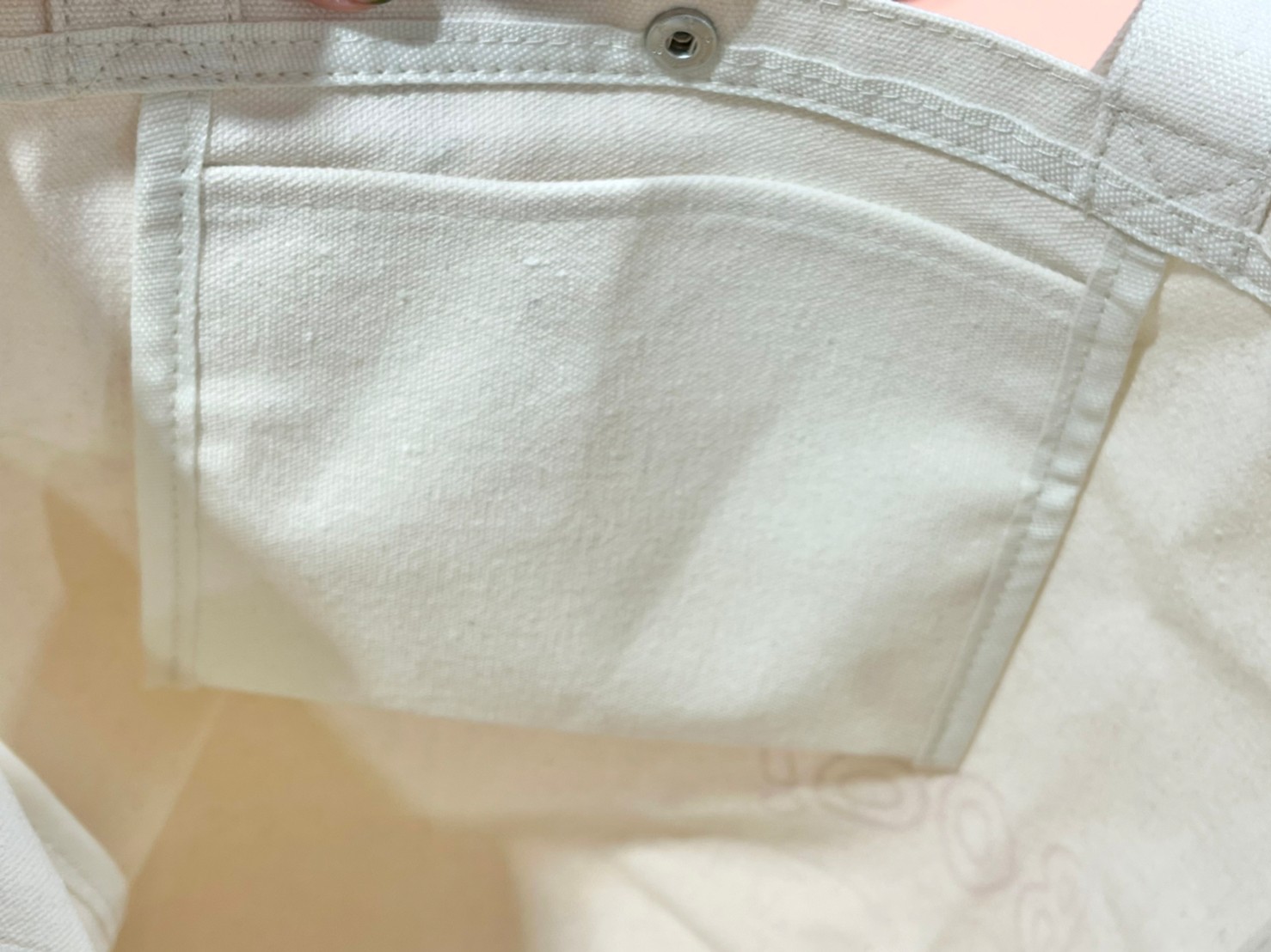BIGトートバッグの内ポケット画像