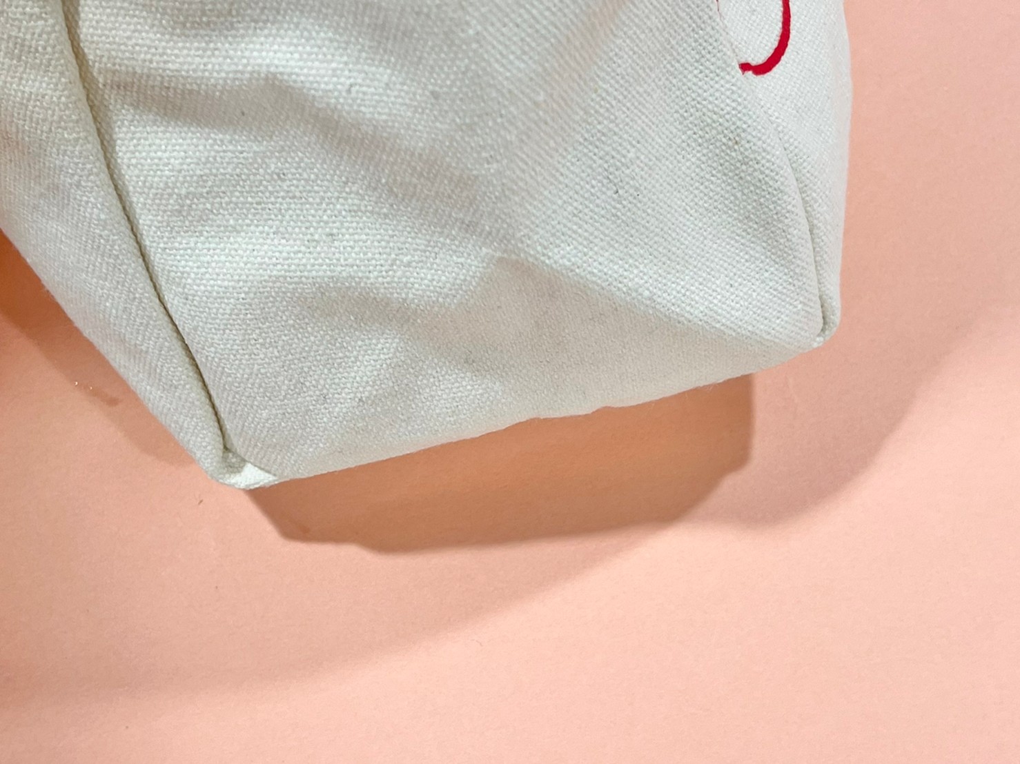 BIGトートバッグのマチ部分の画像