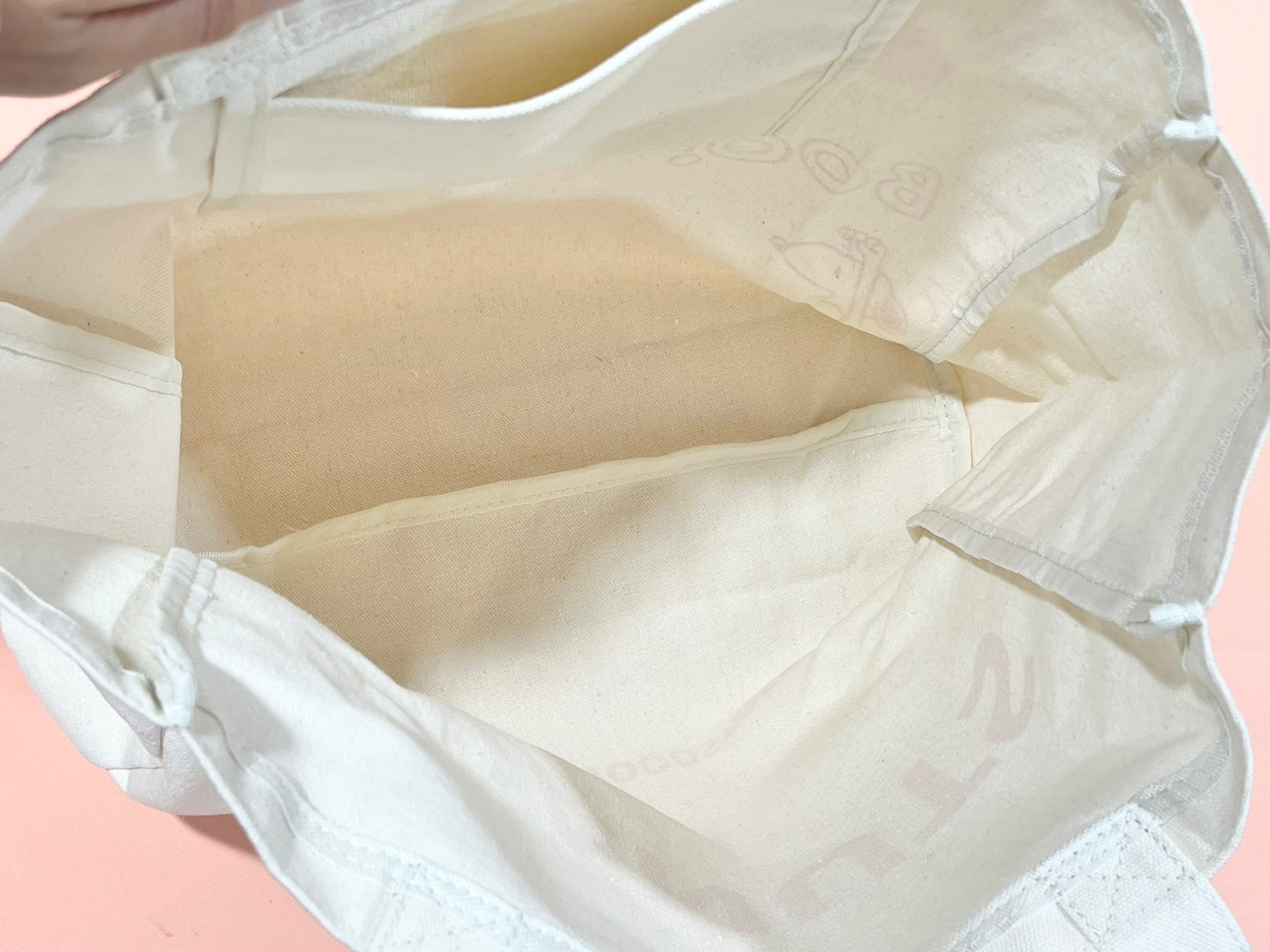 BIGトートバッグの内側画像