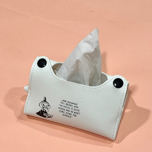 ティッシュケース小ティッシュ収納済み