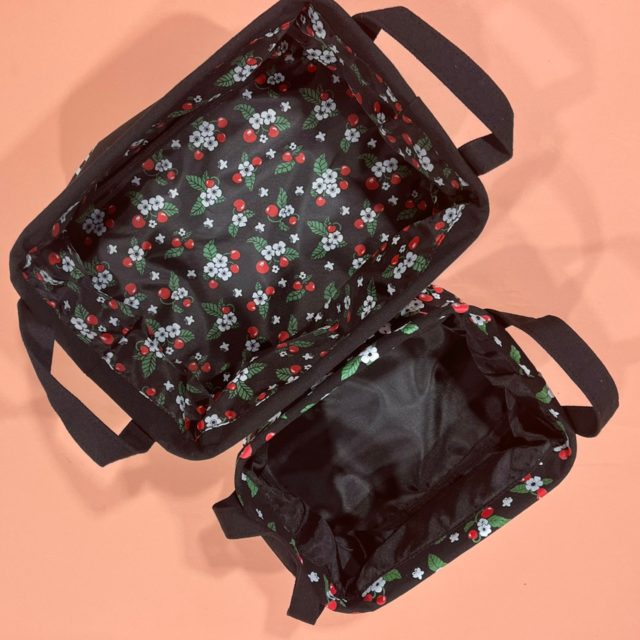 並べたボックスを上から見た様子