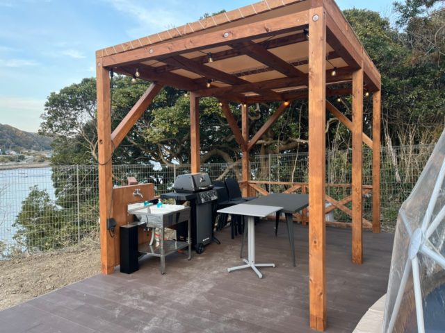 テントBBQスペース