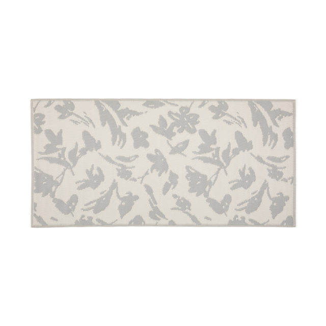 フラワー柄ラグS