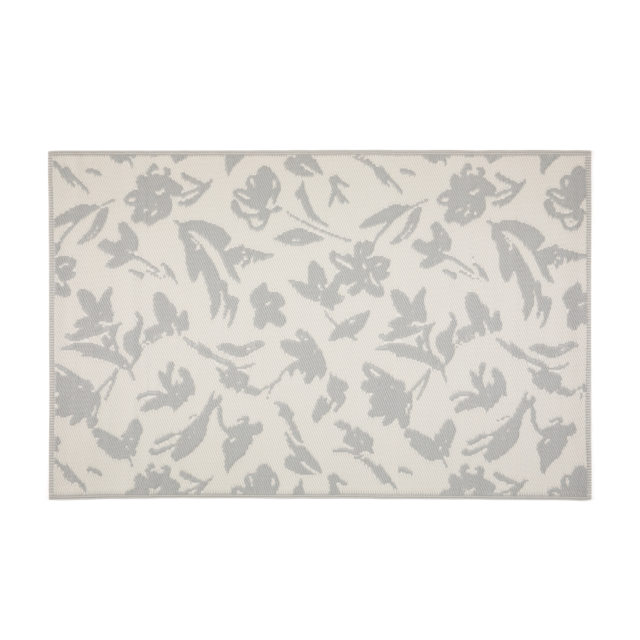 フラワー柄ラグM