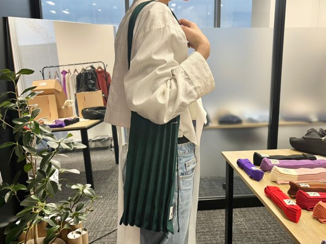 グリーンバッグ肩掛け