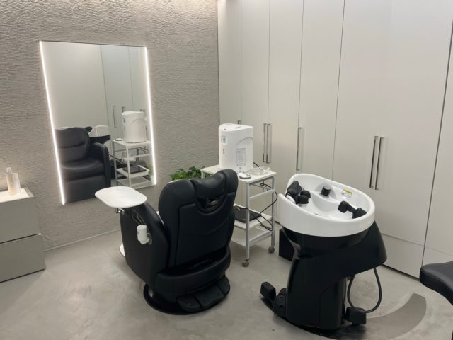 ウェルクヘッドスパ施術の場所