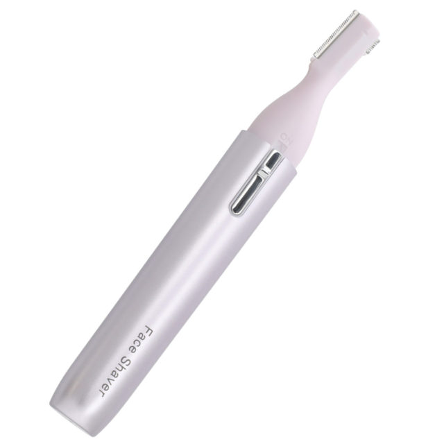 細かい刃のついたマユ＆フェイスシェーバー