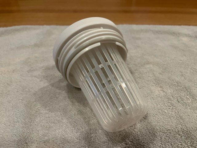 無印良品の冷水筒に付属しているお茶パック入れ