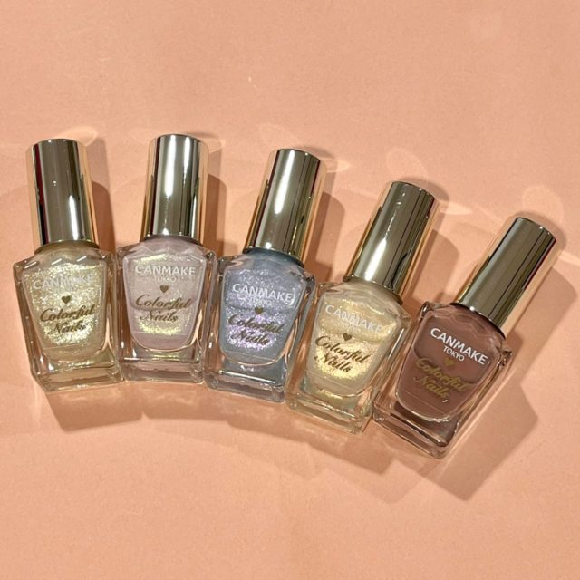 キャンメイクのカラフルネイルズ夏の新色5種類