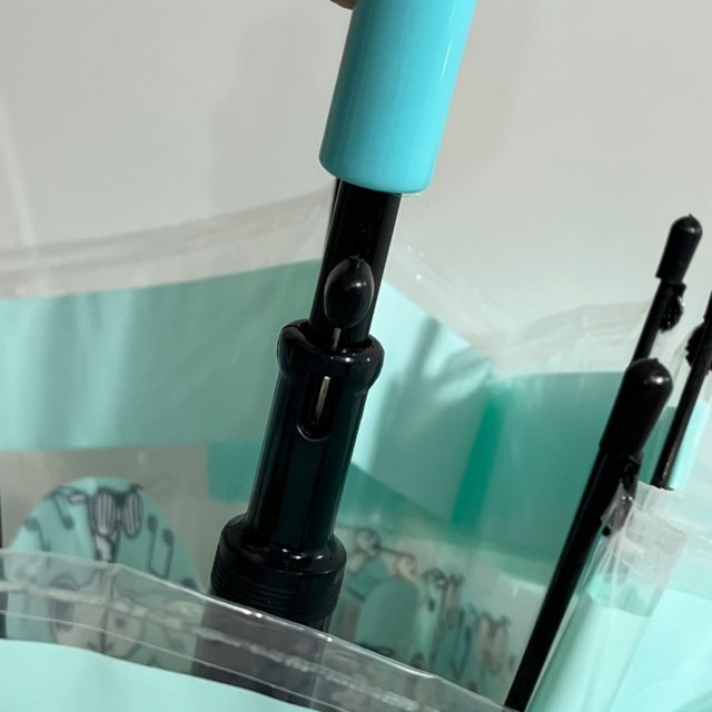 スヌーピーの傘･ジャンプボタン