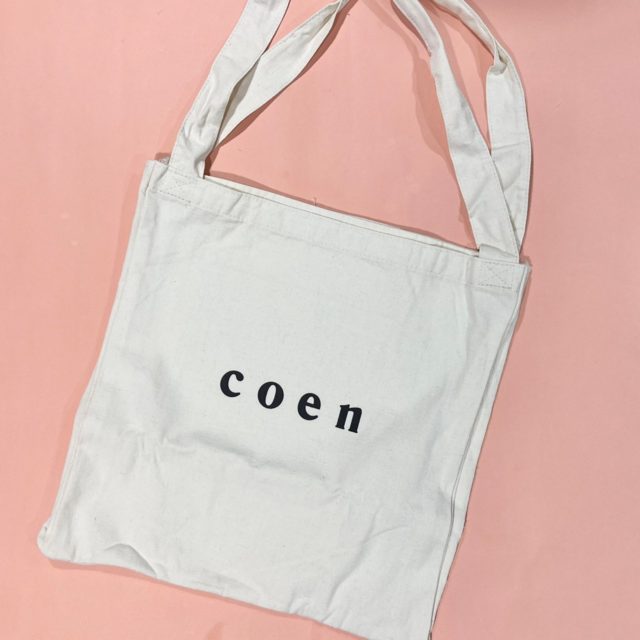 付録のトートバッグの物撮り