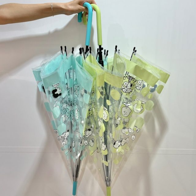 スヌーピーの傘（ピスタチオグリーンとミントブルー）