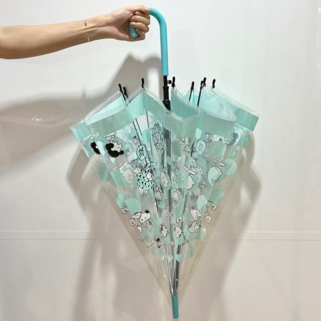 スヌーピーの傘･ミントブルー