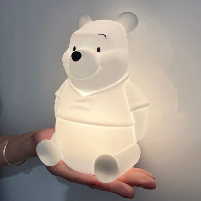 プーさんのライトの光がやすらぎモードになっている