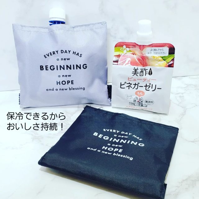 ゼリー飲料と2種類のポーチ